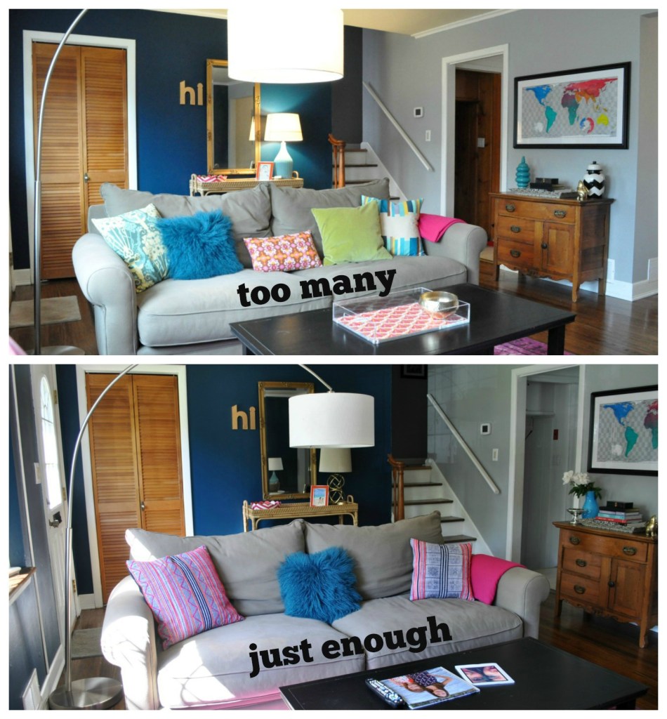 pillows collage text
