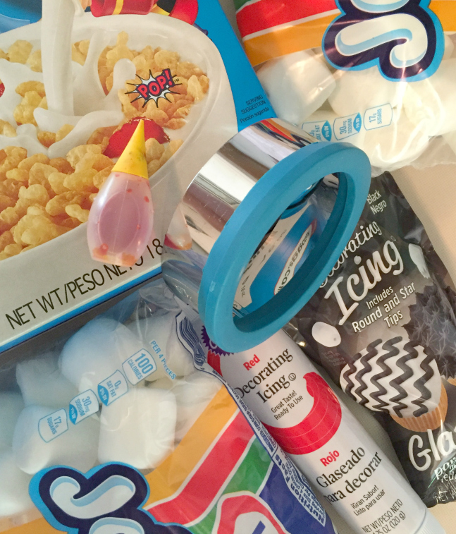 Sue at Home Emoji Rice Krispie Treats ingredients