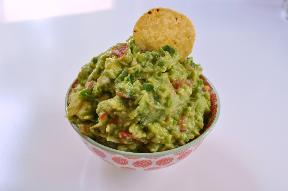 Sue at Home Guacamole with chip